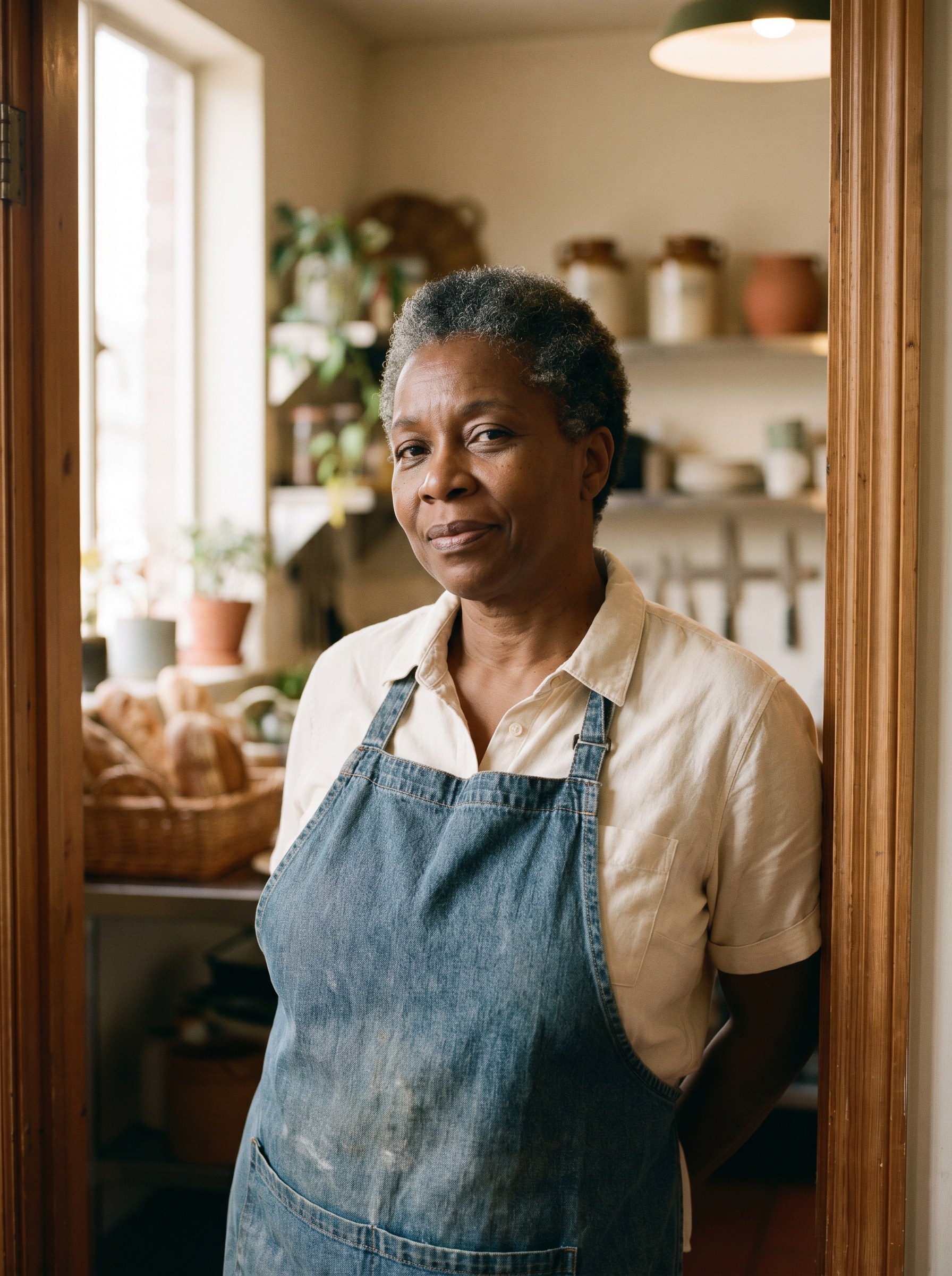 Bishop Dr. James N. Hassell at the KNDC pantry